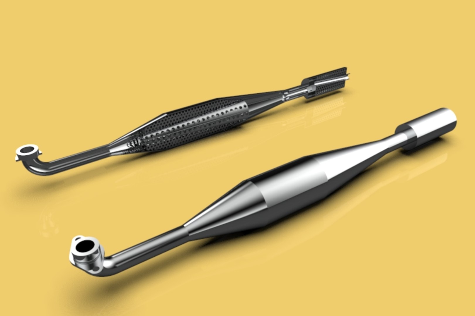 3D MOTORBIKE MUFFLER MOTORCYCLE EXHAUST BIKE RACING TurboSquid 1773538