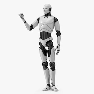 Humanoid Robot Male Poet Pose
