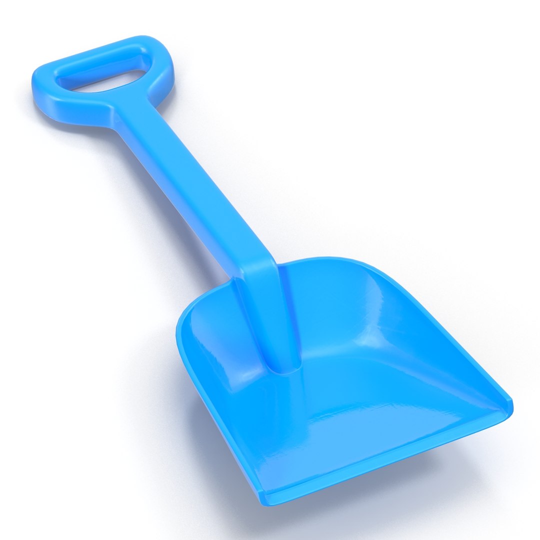 Toy Shovel 2 3D model preview