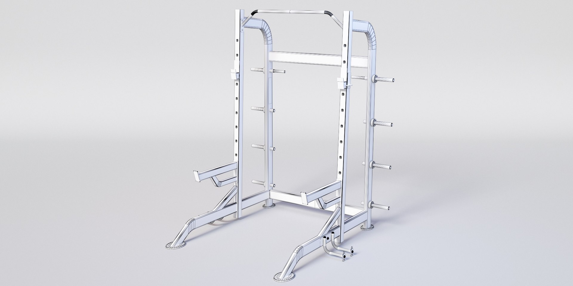 3D Half Rack with Plate Holders High-Quality 3D Gym Equipment Model https://p.turbosquid.com/ts-thumb/LI/nB9UVR/Dz/halfrackwplateholders_002/jpg/1743167895/1920x1080/fit_q87/e2b217368337a56b76732e56668d12ddbcadd18e/halfrackwplateholders_002.jpg
