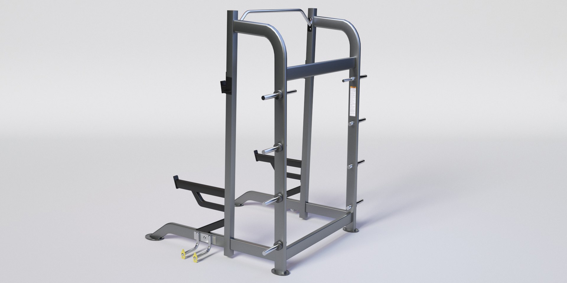 3D Half Rack with Plate Holders High-Quality 3D Gym Equipment Model https://p.turbosquid.com/ts-thumb/LI/nB9UVR/ZN/halfrackwplateholders_004/jpg/1743167895/1920x1080/fit_q87/66919a8dbd73041ec2a6d84f05e8e602bcefd008/halfrackwplateholders_004.jpg