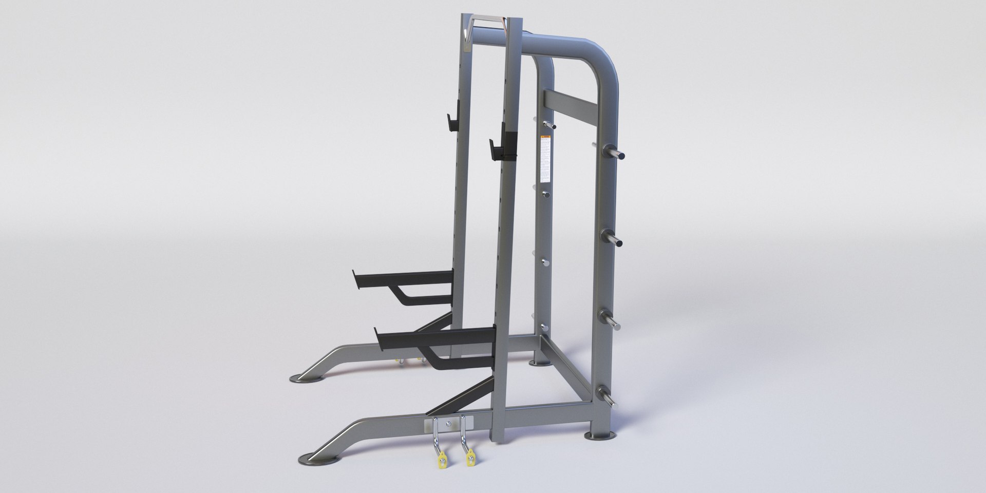 3D Half Rack with Plate Holders High-Quality 3D Gym Equipment Model https://p.turbosquid.com/ts-thumb/LI/nB9UVR/nV/halfrackwplateholders_003/jpg/1743167895/1920x1080/fit_q87/8a0fab62af651f895e6059670ff17b283824beac/halfrackwplateholders_003.jpg