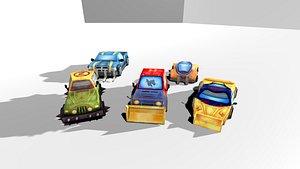 zombie cars 3D model