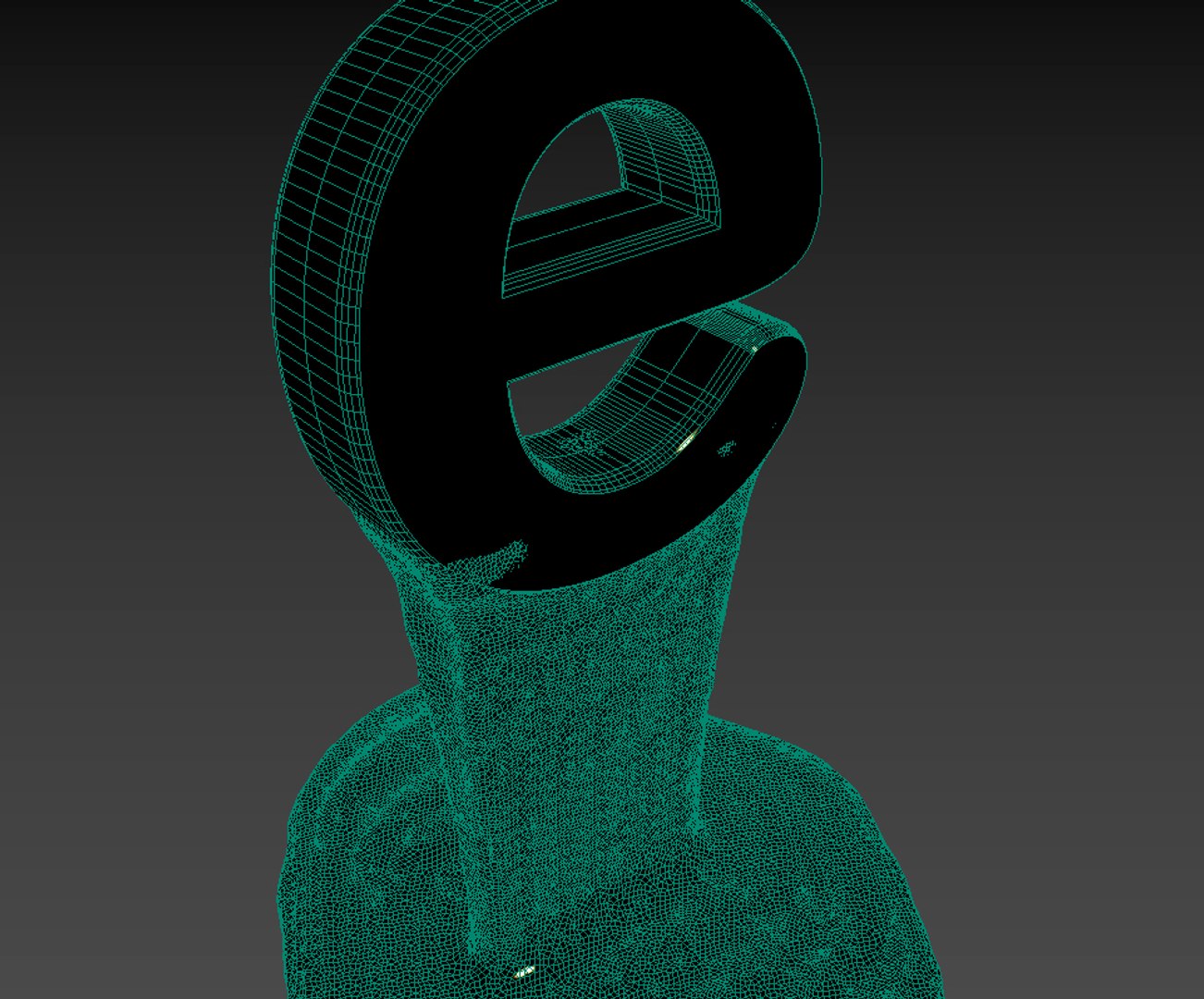 3D Letter Model - TurboSquid 1408396