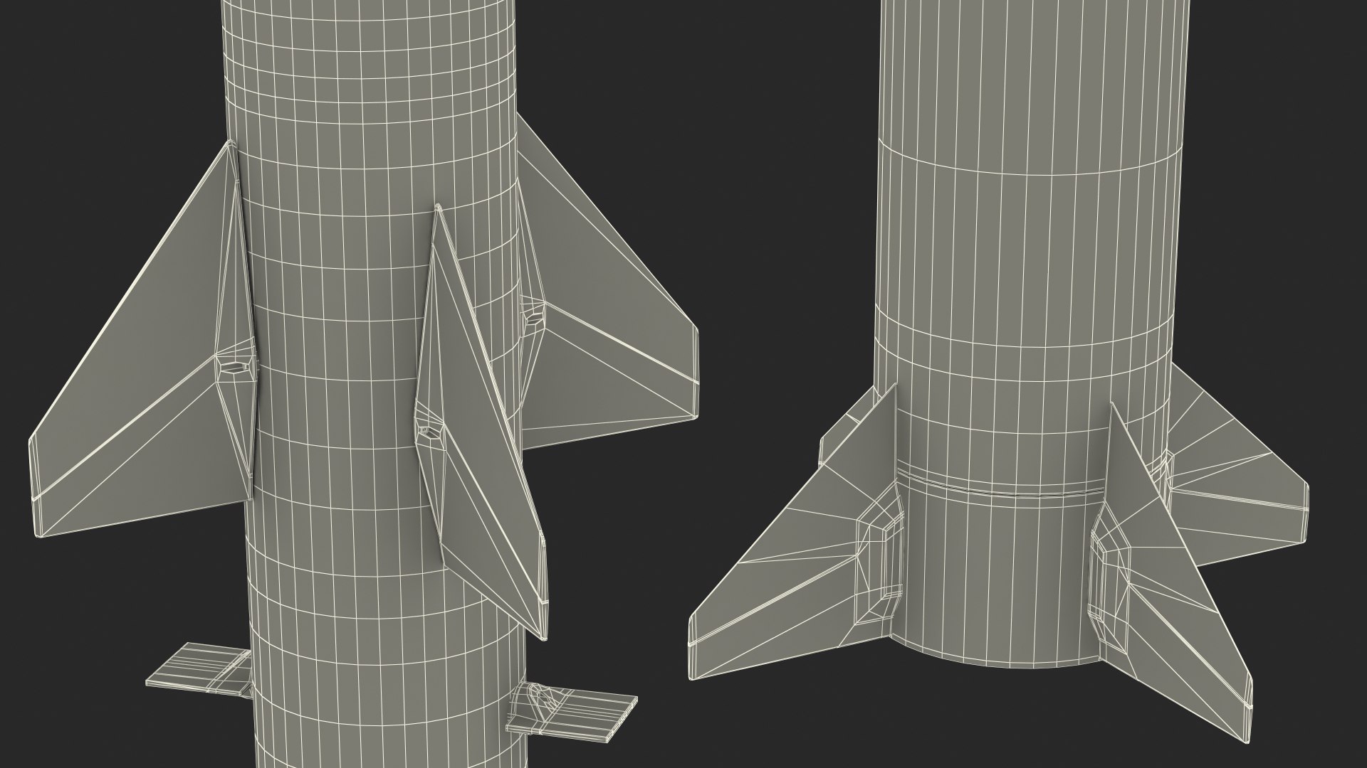 Tamir Interceptor Rocket 3D model - TurboSquid 1770140