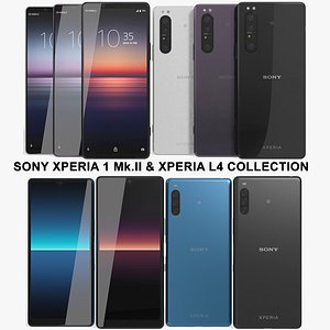 realistic sony xperia 1 3D model