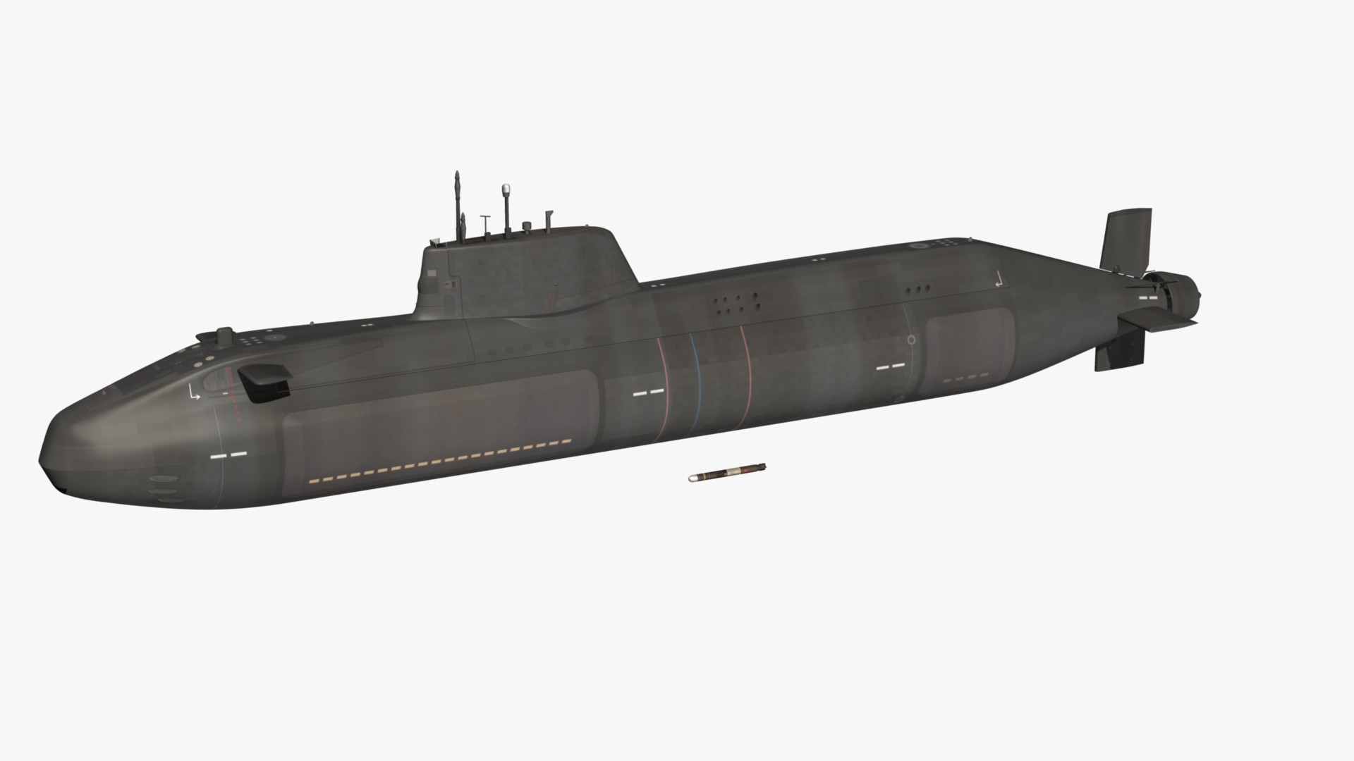 3D Astuteclass Submarine Model TurboSquid 1980160