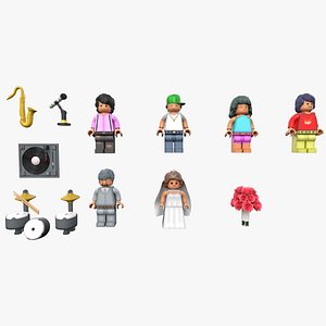 Lego Band Set 3D
