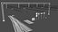 Indisches Eisenbahn-Requisitenpaket 3D-Modell