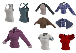 shirt real 3D model