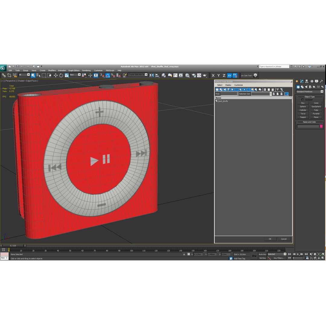 3D Printed iPod Shuffle slim case by 3DMX