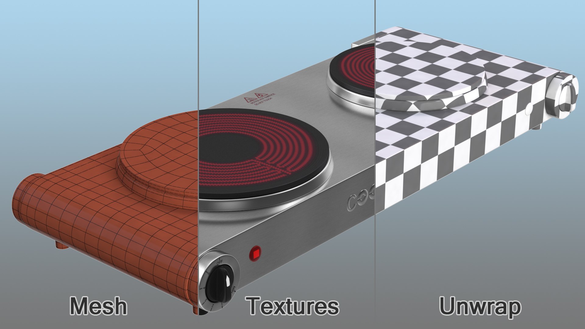 3D double electric cooking stove https://p.turbosquid.com/ts-thumb/LJ/7CKNHt/F0uToBV3/doubleelectriccookingstoveswitchedonmb3dmodel011/jpg/1592927769/1920x1080/fit_q87/f4f159dd547d12fbf9dc8c0ab00211f161b651bc/doubleelectriccookingstoveswitchedonmb3dmodel011.jpg