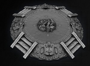 3D Aztec Altar Pyramid