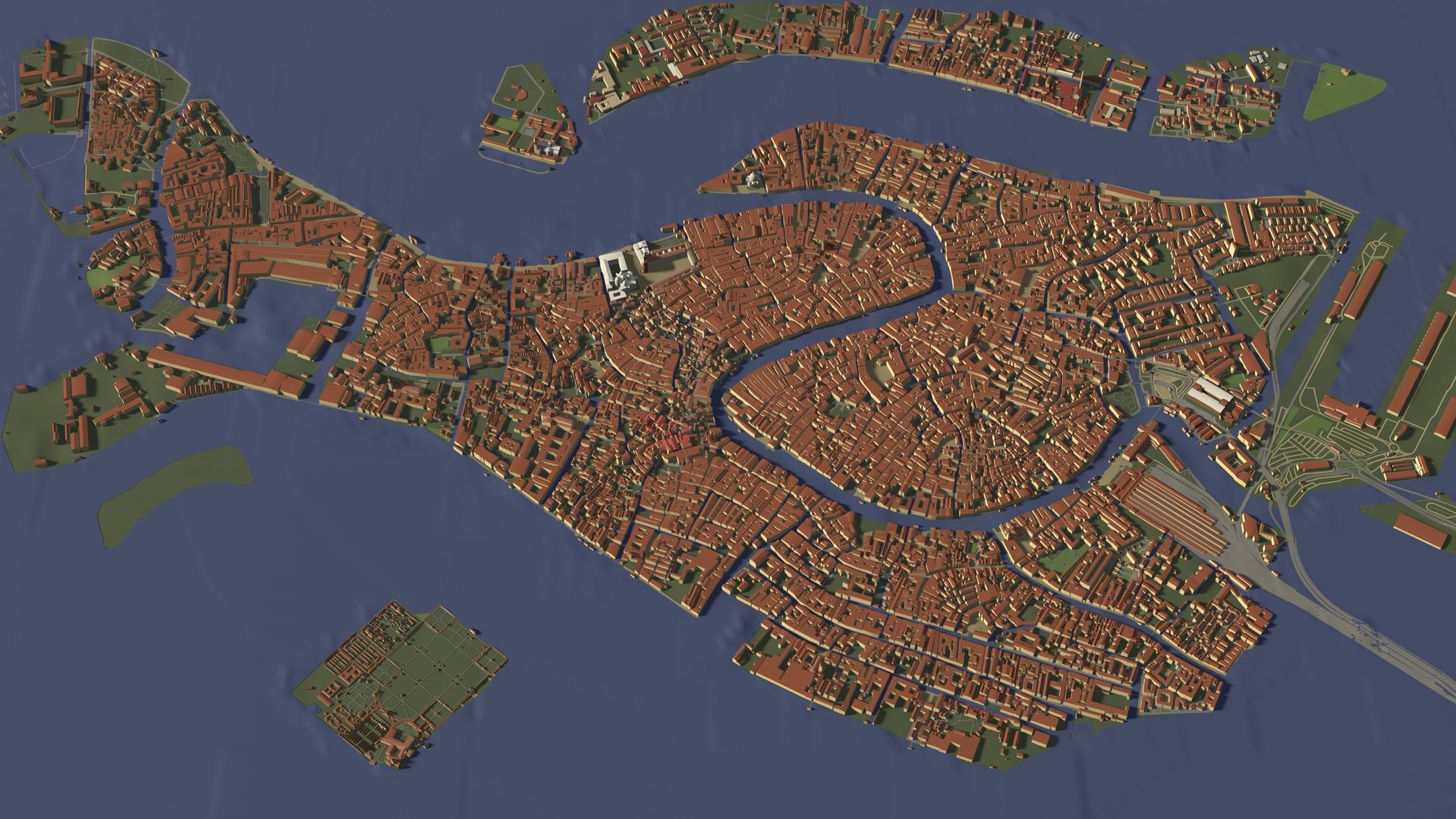 3D Model Venice Italy - City And Urban - TurboSquid 2212939