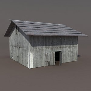 old barn 3d 3ds