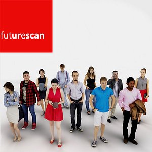 3d model of human people