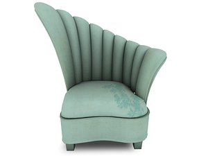winged chair 3d model