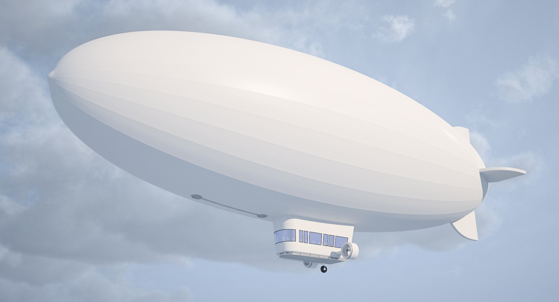 3D Model Blimp - Hydrogen - TurboSquid 1206659