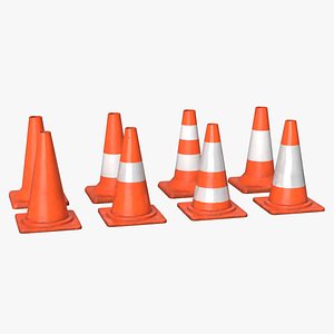 3D Traffic Cones V 31 - 34 V 41 - 44