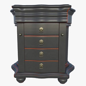 3D model jewelry box