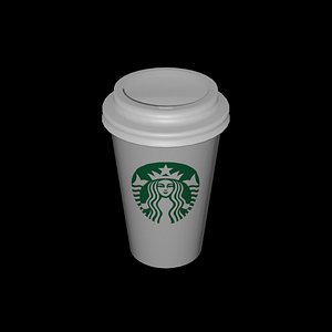 Starbucks Coffee Cups 3D model