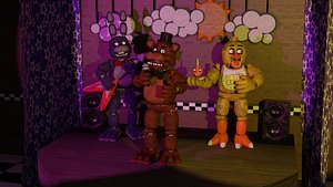 Animatrônica Fnaf 1 Modelo 3D - TurboSquid 2101783