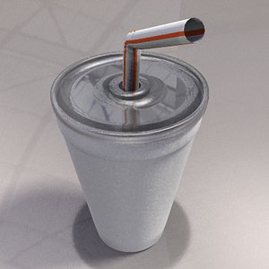 free obj model styrofoam cup