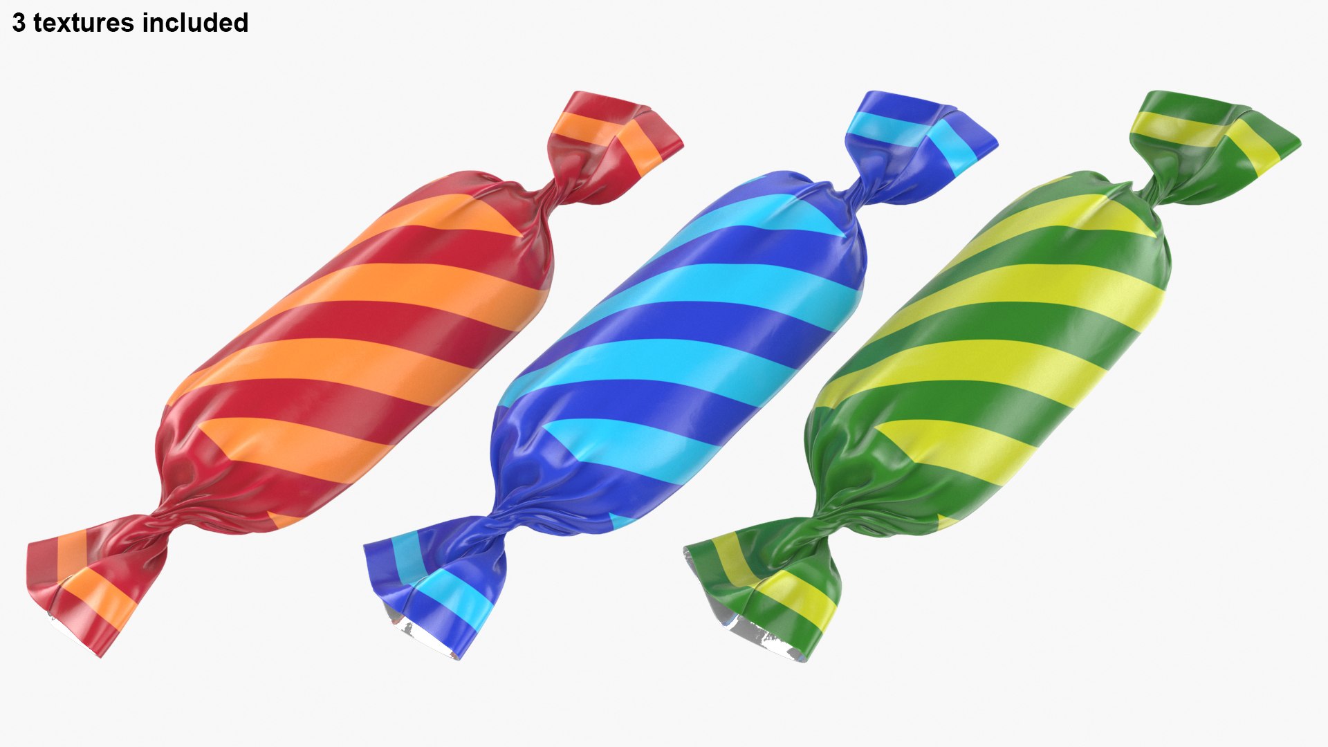 3D Model Wrapped Candy V1 - TurboSquid 2016388