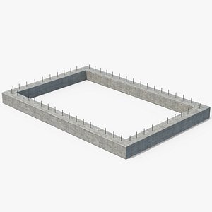 Concrete Foundation 3D model