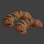 Modelli 3D realistici di croissant Vol 02