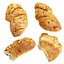 Modelli 3D realistici di croissant Vol 02