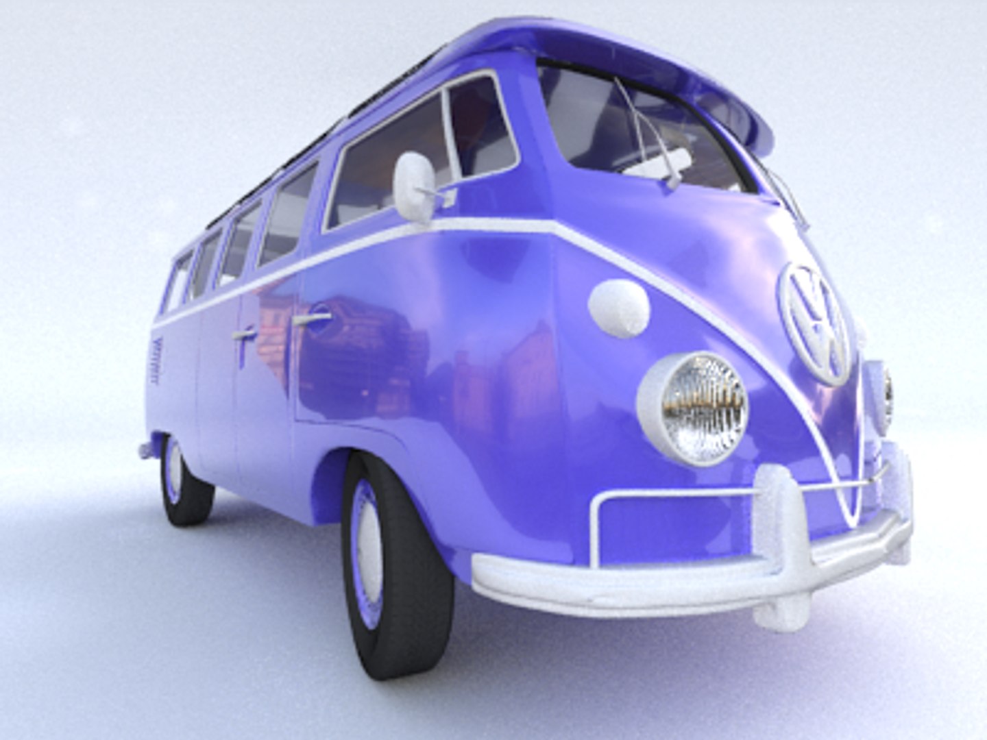 Hippie Van 3d Model