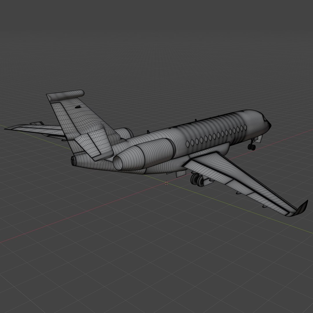 3D Dassault Falcon 6X Business Jet 3D Model - TurboSquid 2506393