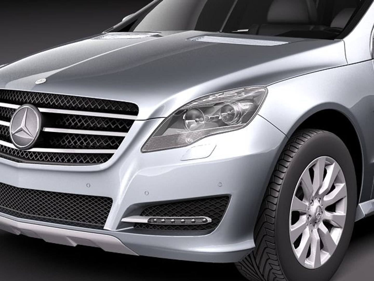 3d Model Mercedes Benz R Class