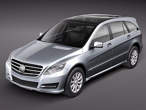 3d model mercedes benz r class