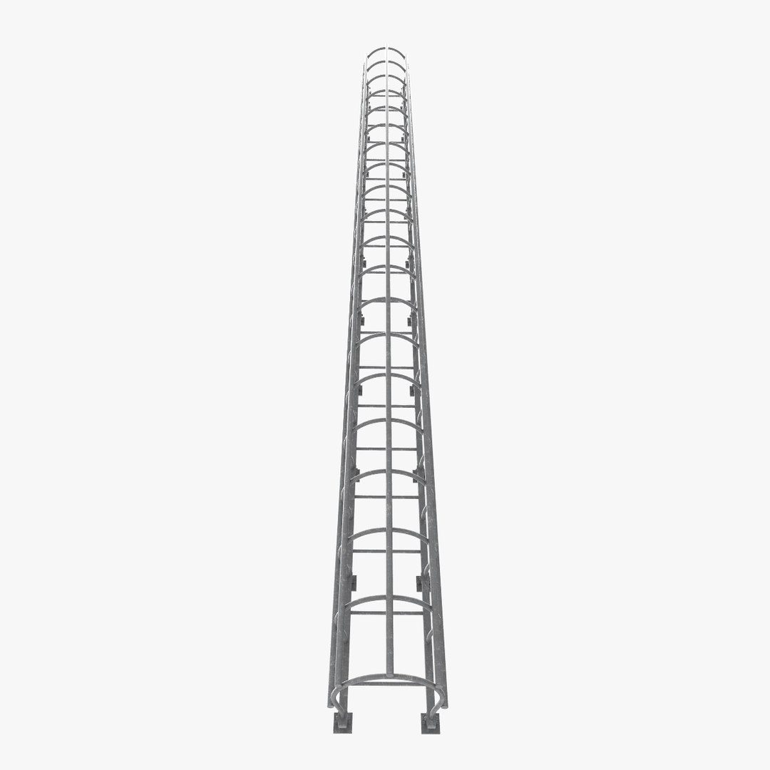 3D Industrial Ladder Outdoor Model - TurboSquid 1171863