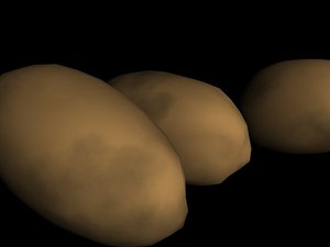 free potatoes p 3d model