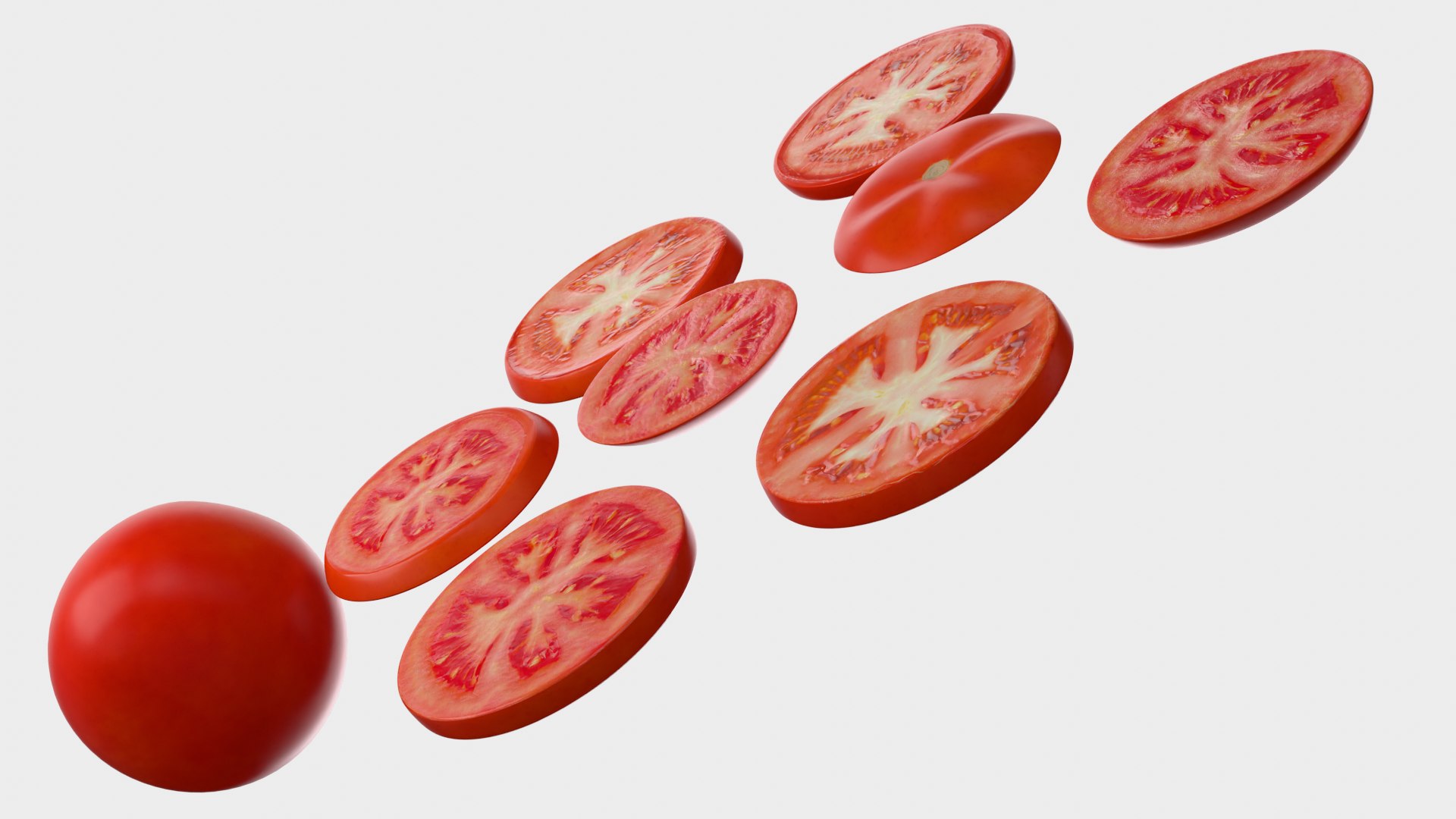 Fresh Tomato with Slices 3D model https://p.turbosquid.com/ts-thumb/LJ/yQYEiT/66/10/png/1734663930/1920x1080/fit_q87/3364bb06e696868ecafce1d2f3e165fbfdf3df0f/10.jpg