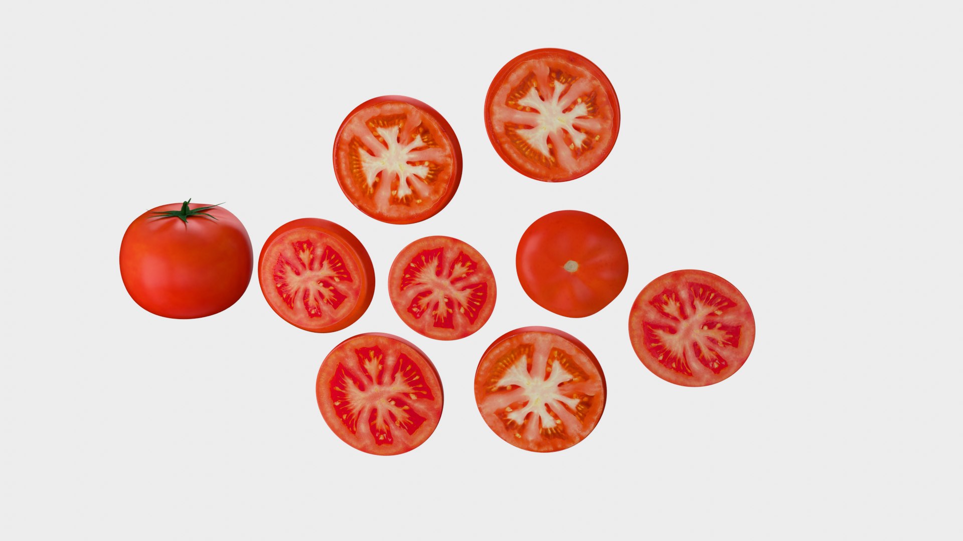 Fresh Tomato with Slices 3D model https://p.turbosquid.com/ts-thumb/LJ/yQYEiT/mw/1/png/1734663844/1920x1080/fit_q87/db30393a67c35b99312b1636670a552a37bd01a2/1.jpg