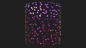 3D Seamless Glitter PBR material textures
