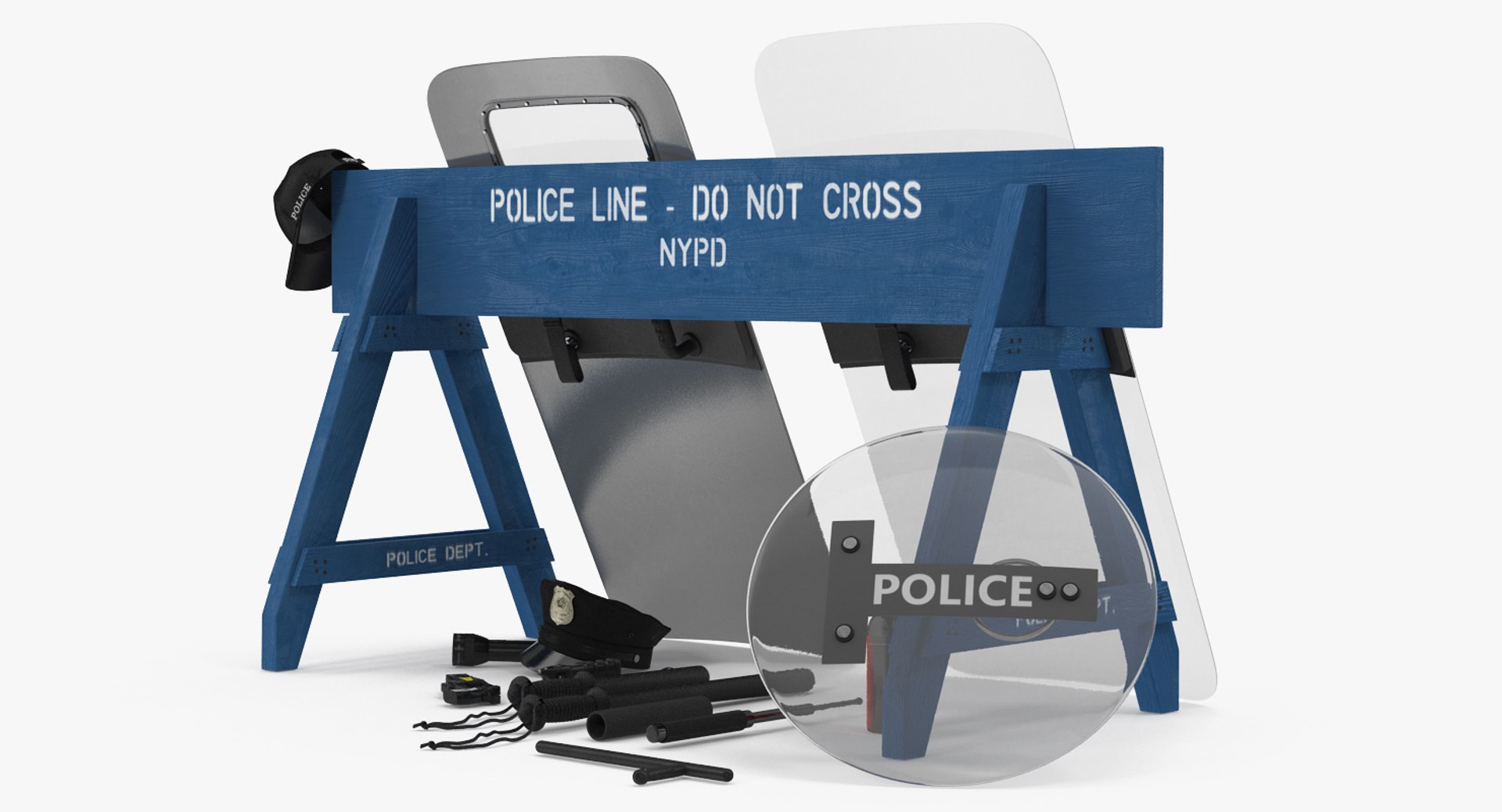 police equipment 3D model https://p.turbosquid.com/ts-thumb/LK/2IoUzG/CZiyvj8T/policeequipmentcollectionmb3dmodels03/jpg/1504553100/1920x1080/fit_q87/9c7b3659d4421fe7e864fae5e986c1cb4554d41b/policeequipmentcollectionmb3dmodels03.jpg
