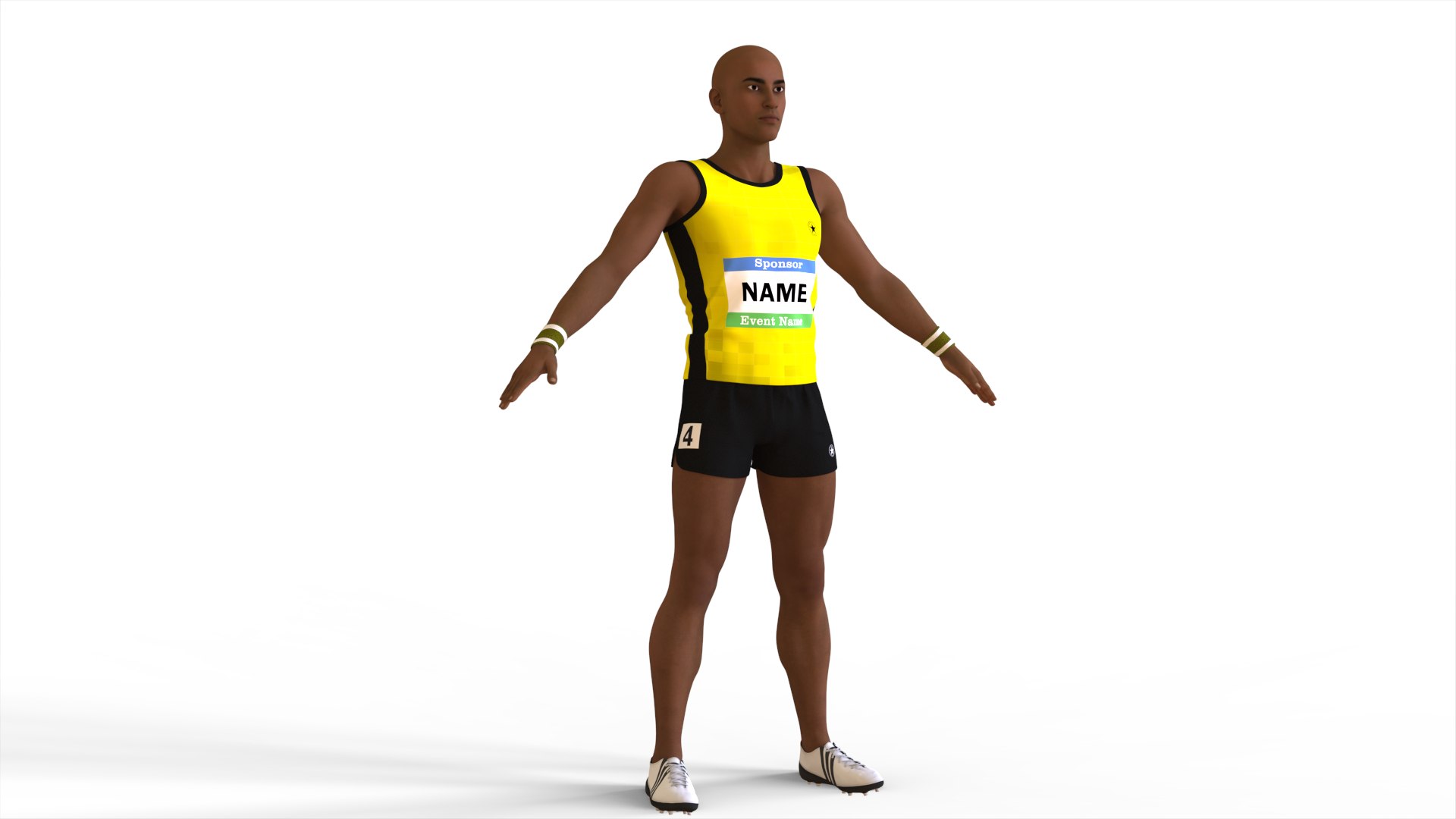 3D Athlete Actions - Hurdles Model - TurboSquid 2009912