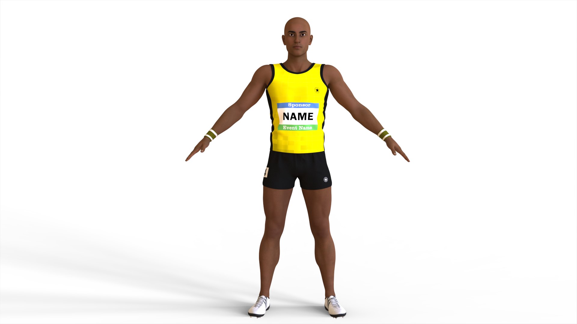 3D Athlete Actions - Hurdles Model - TurboSquid 2009912