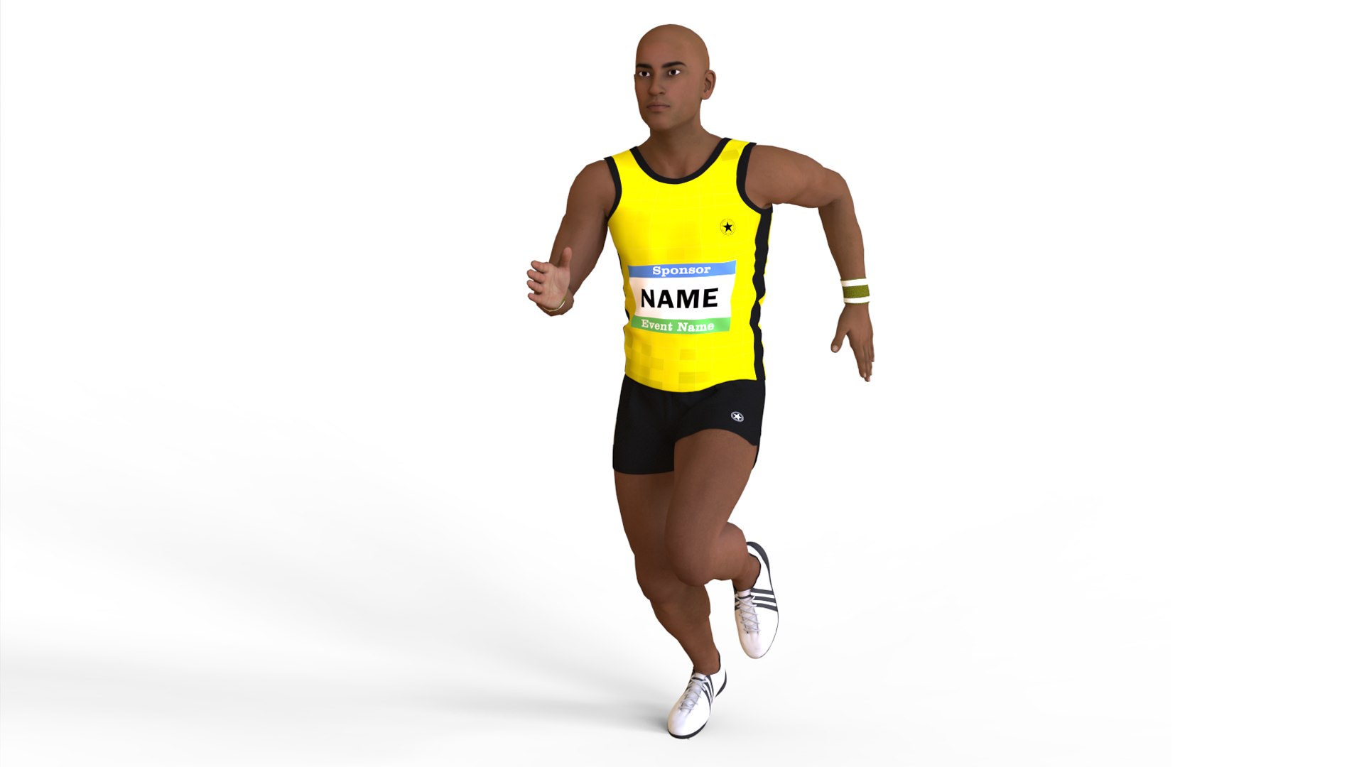 3D Athlete Actions - Hurdles Model - TurboSquid 2009912