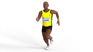 3D Athlete Actions - Hurdles model
