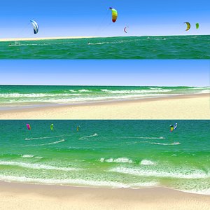 KiteSurf Beach 3D model