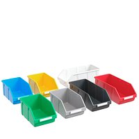 colored plastic boxes for parts VR  AR  low-poly
