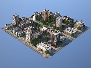 city medium size 3ds