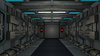 Sci Fi Interior Corridor