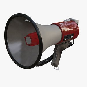 3D model megaphone